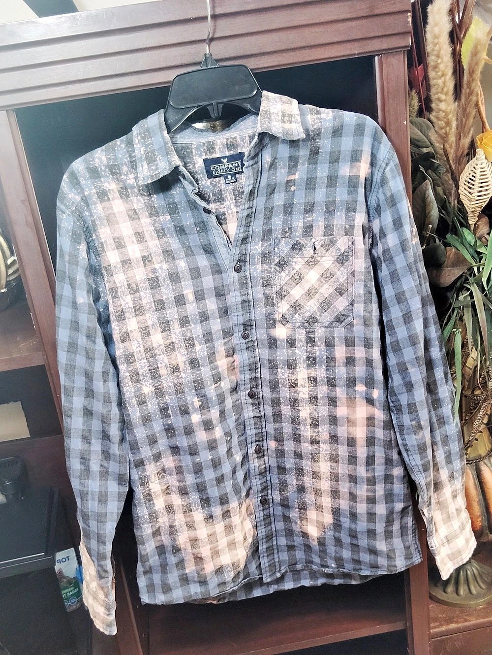 Company Eighty One Plaid Long Sleeve Shirt Size Medium